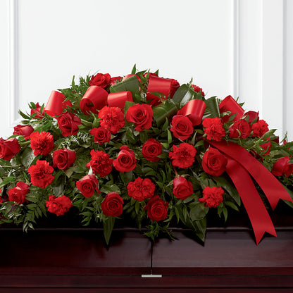 Tribute of Life Casket Spray –  Awesome Blossom Flowers And Gifts, Citrus Heights CA