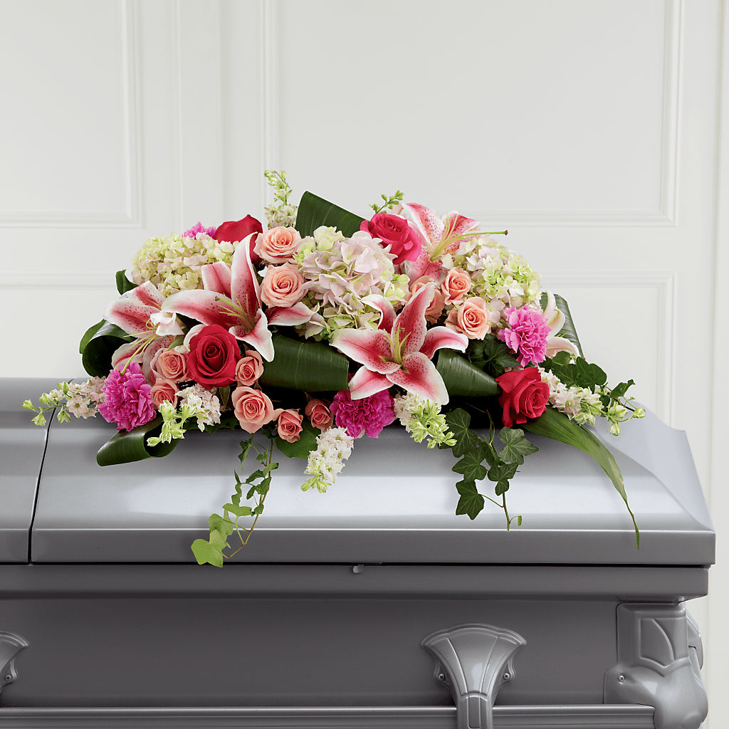 Splendid Grace Casket Spray –  Awesome Blossom Flowers And Gifts, Citrus Heights CA