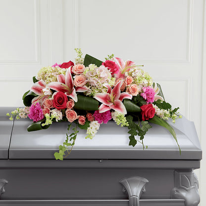 Splendid Grace Casket Spray –  Awesome Blossom Flowers And Gifts, Citrus Heights CA