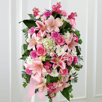 Comforting Standing Spray –  Awesome Blossom Flowers And Gifts, Citrus Heights CA