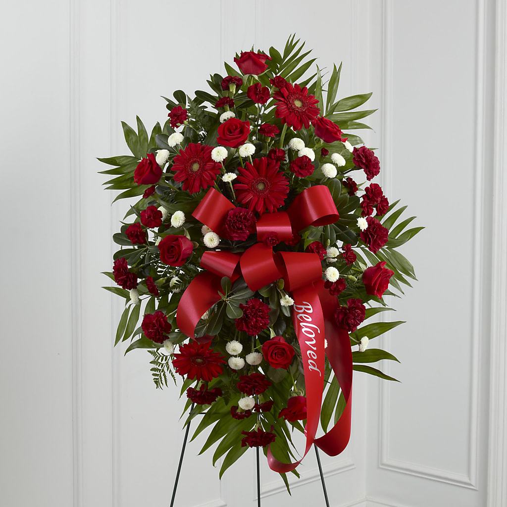 Treasured Memories Standing Spray –  Awesome Blossom Flowers And Gifts, Citrus Heights CA