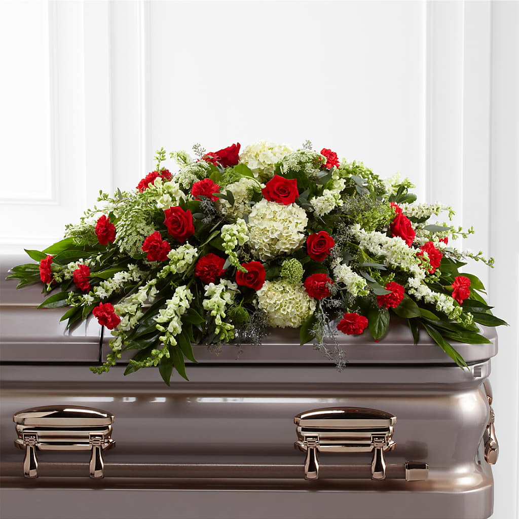 Sincerity Casket Spray –  Awesome Blossom Flowers And Gifts, Citrus Heights CA