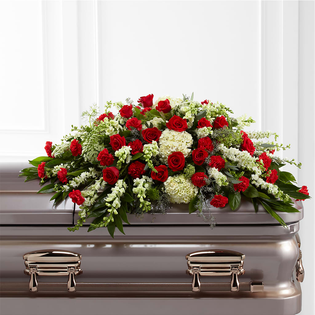 Sincerity Casket Spray –  Awesome Blossom Flowers And Gifts, Citrus Heights CA