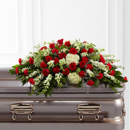 Sincerity Casket Spray –  Awesome Blossom Flowers And Gifts, Citrus Heights CA