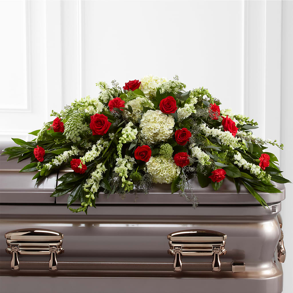Sincerity Casket Spray –  Awesome Blossom Flowers And Gifts, Citrus Heights CA