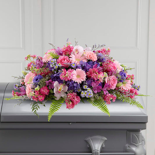 Glorious Garden Casket Spray –  Awesome Blossom Flowers And Gifts, Citrus Heights CA