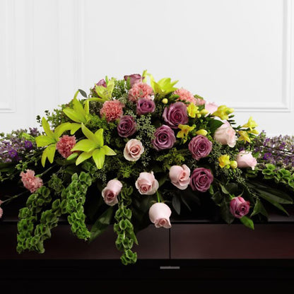 Forever Beloved Casket Spray –  Awesome Blossom Flowers And Gifts, Citrus Heights CA