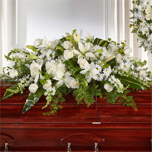 Abundance Casket Spray –  Awesome Blossom Flowers And Gifts, Citrus Heights CA