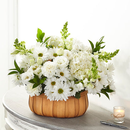 Pure Ivory Basket –  Awesome Blossom Flowers And Gifts, Citrus Heights CA