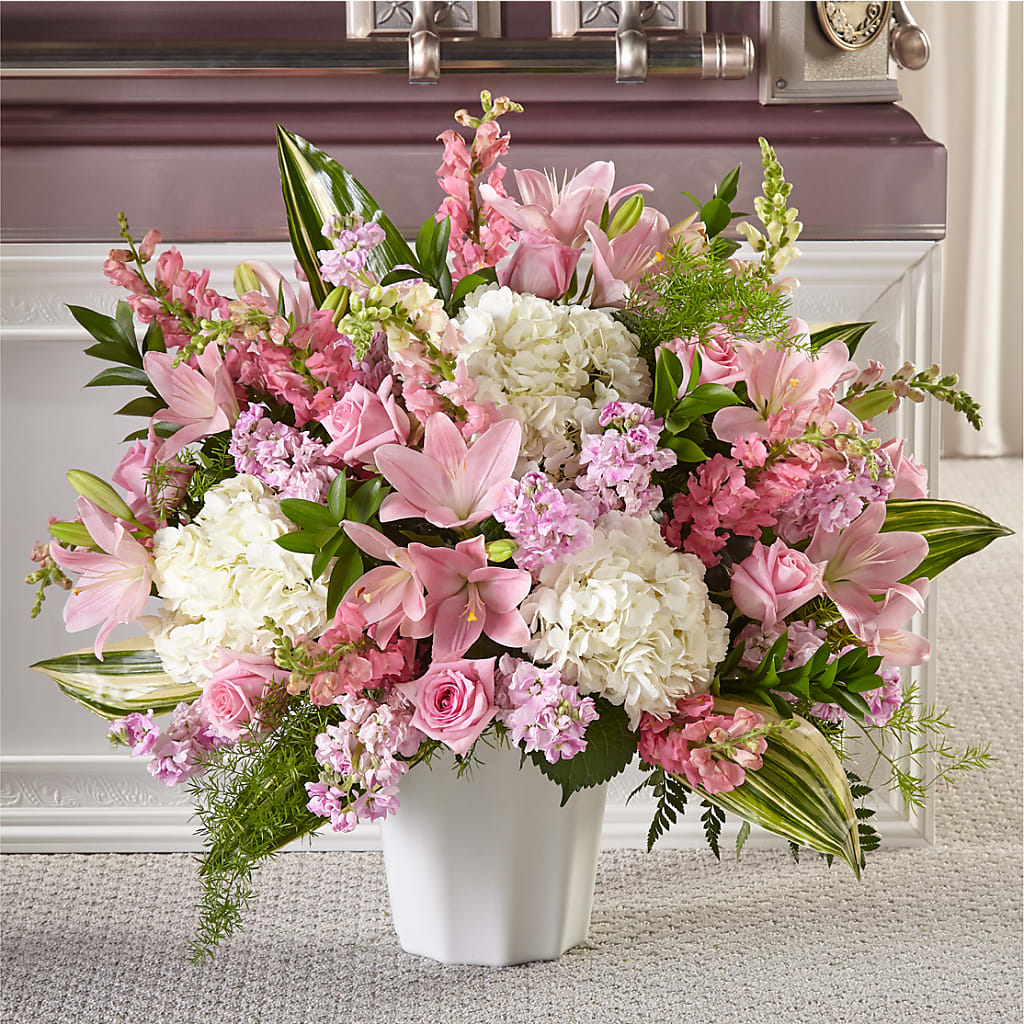 Simply Serene Floor Basket –  Awesome Blossom Flowers And Gifts, Citrus Heights CA