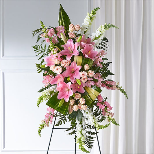 Elegant Embrace Standing Spray –  Awesome Blossom Flowers And Gifts, Citrus Heights CA