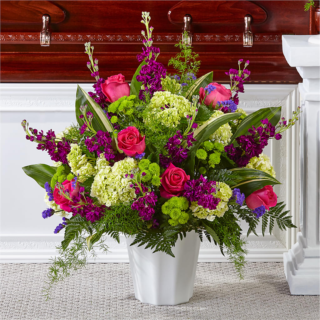 Beautiful Horizons Floor Basket –  Awesome Blossom Flowers And Gifts, Citrus Heights CA