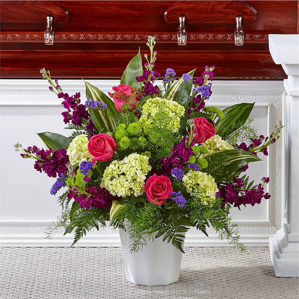 Beautiful Horizons Floor Basket –  Awesome Blossom Flowers And Gifts, Citrus Heights CA