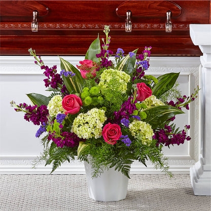 Beautiful Horizons Floor Basket –  Awesome Blossom Flowers And Gifts, Citrus Heights CA