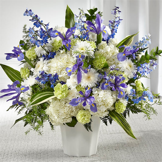 Soft Serenity Floor Basket –  Awesome Blossom Flowers And Gifts, Citrus Heights CA