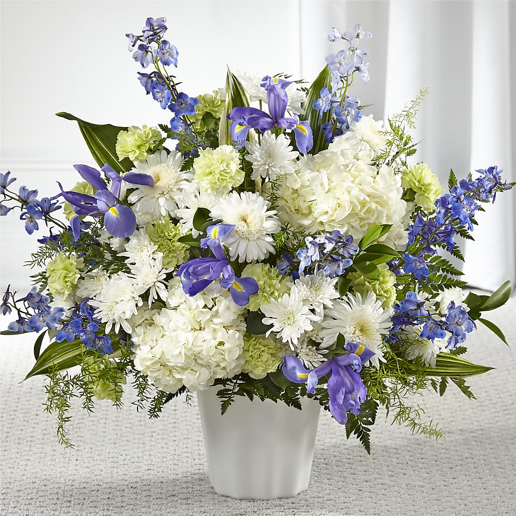 Soft Serenity Floor Basket –  Awesome Blossom Flowers And Gifts, Citrus Heights CA