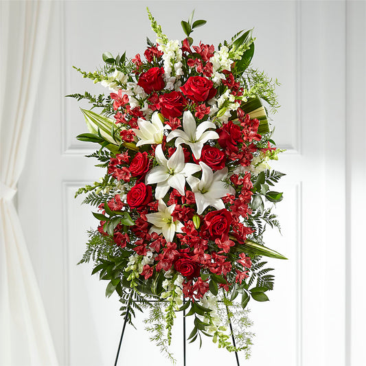 Everlasting Memory Standing Spray –  Awesome Blossom Flowers And Gifts, Citrus Heights CA