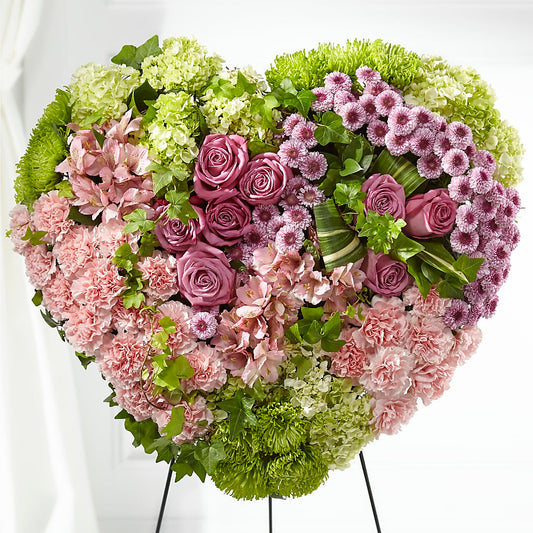Heartwarming Standing Heart –  Awesome Blossom Flowers And Gifts, Citrus Heights CA