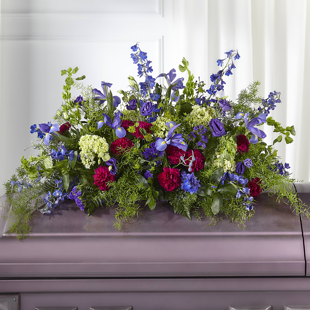 Always Treasured Casket Spray –  Awesome Blossom Flowers And Gifts, Citrus Heights CA
