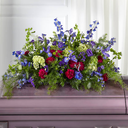 Always Treasured Casket Spray –  Awesome Blossom Flowers And Gifts, Citrus Heights CA