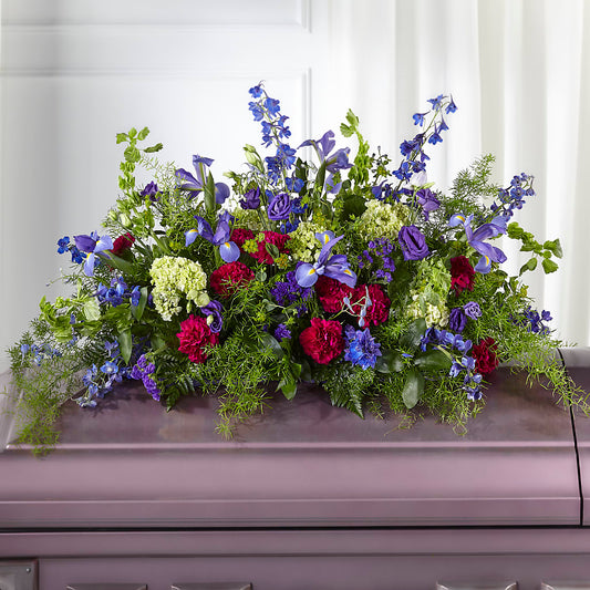 Always Treasured Casket Spray –  Awesome Blossom Flowers And Gifts, Citrus Heights CA