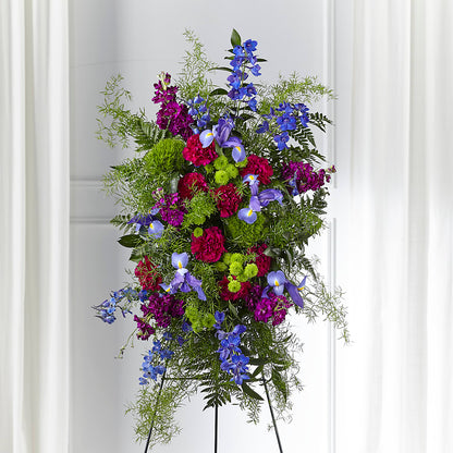 Heavenly Skies Standing Spray –  Awesome Blossom Flowers And Gifts, Citrus Heights CA