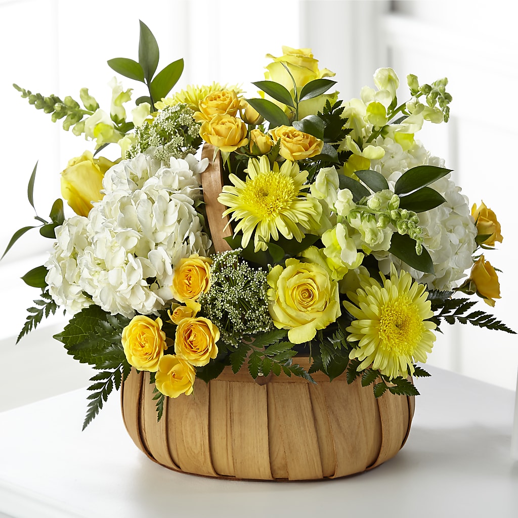 Rustic Remembrance Basket –  Awesome Blossom Flowers And Gifts, Citrus Heights CA