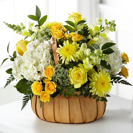 Rustic Remembrance Basket – AWESOME BLOSSOM FLOWERS AND GIFTS, Citrus Heights CA
