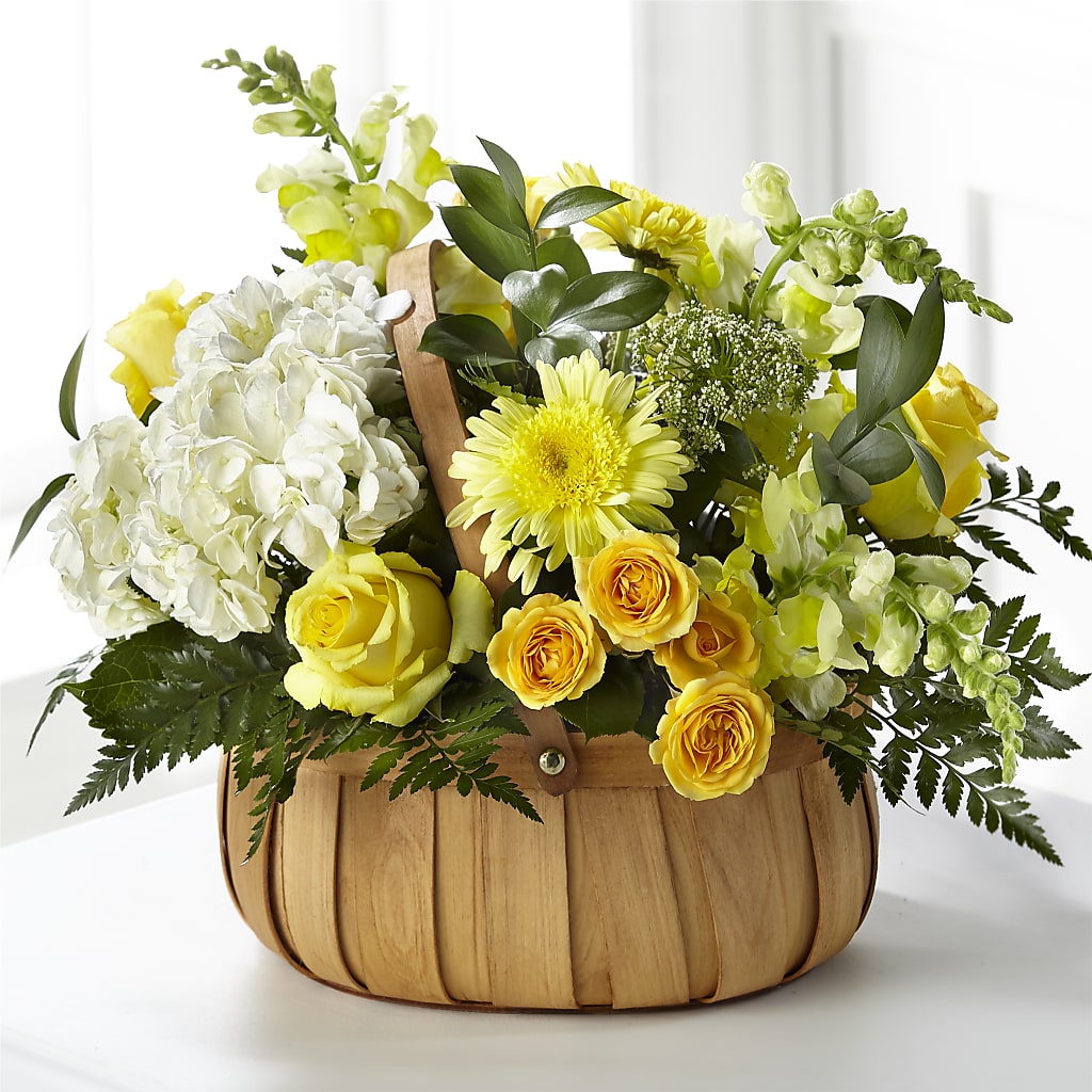 Rustic Remembrance Basket –  Awesome Blossom Flowers And Gifts, Citrus Heights CA