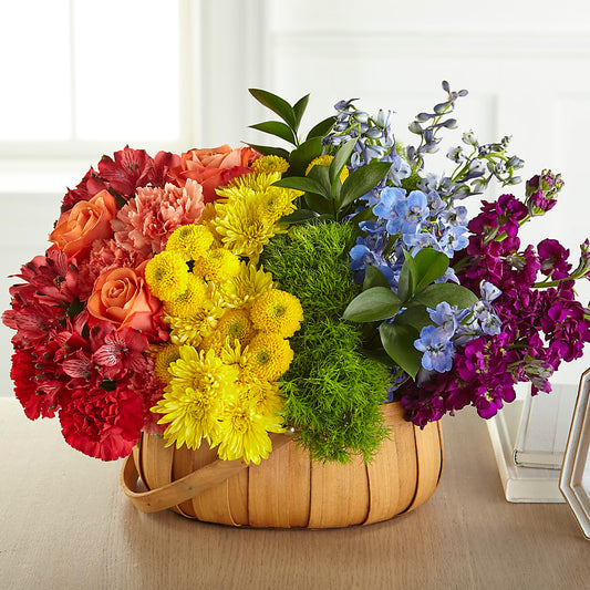 Prideful Basket –  Awesome Blossom Flowers And Gifts, Citrus Heights CA