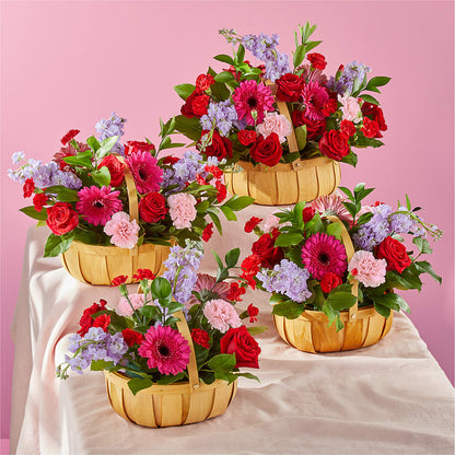 Pink Picnic Basket –  Awesome Blossom Flowers And Gifts, Citrus Heights CA