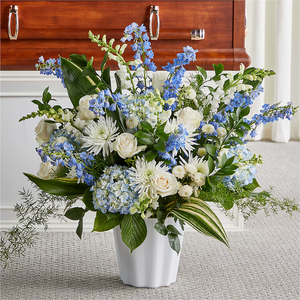 Everlasting Memories Floor Basket –  Awesome Blossom Flowers And Gifts, Citrus Heights CA