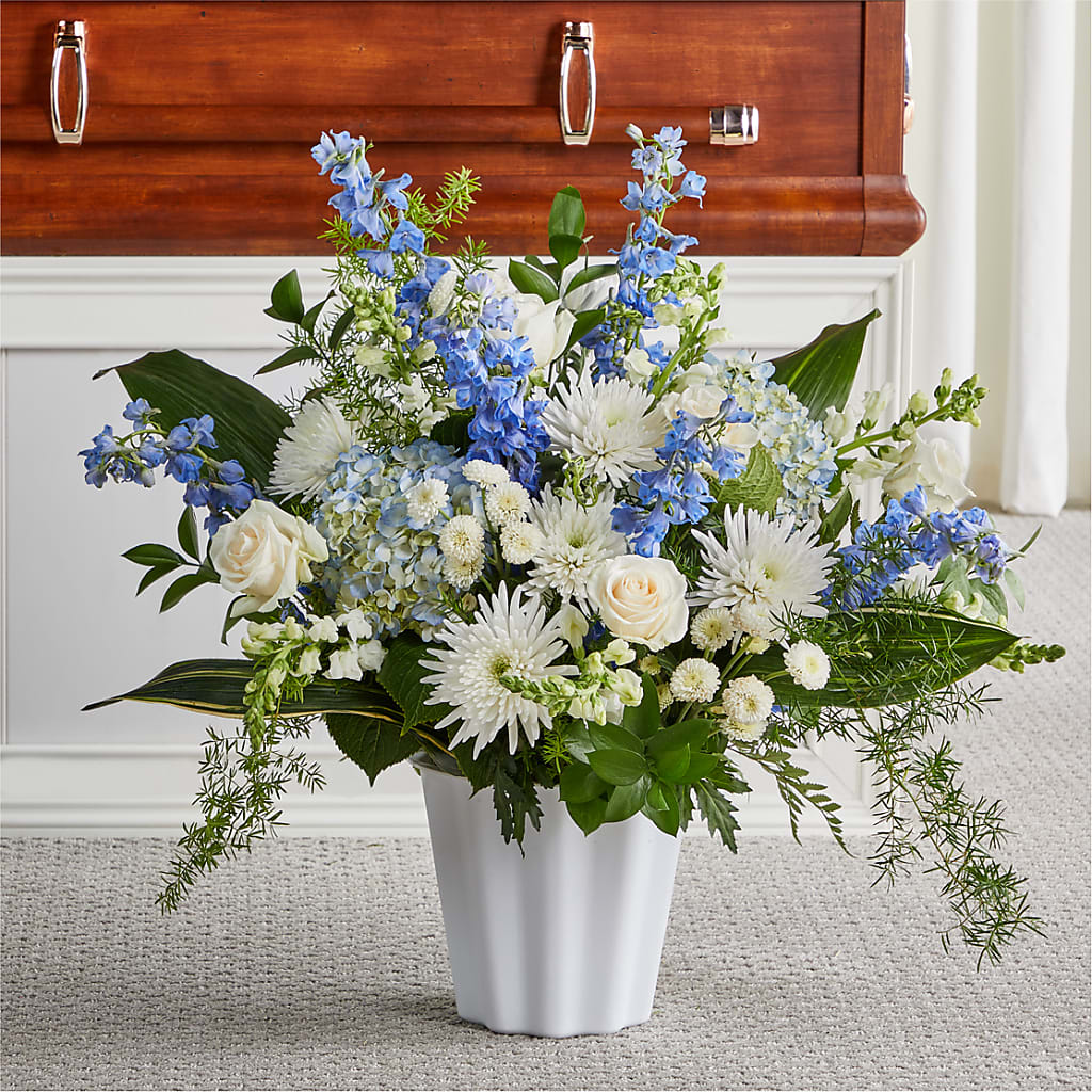 Everlasting Memories Floor Basket –  Awesome Blossom Flowers And Gifts, Citrus Heights CA