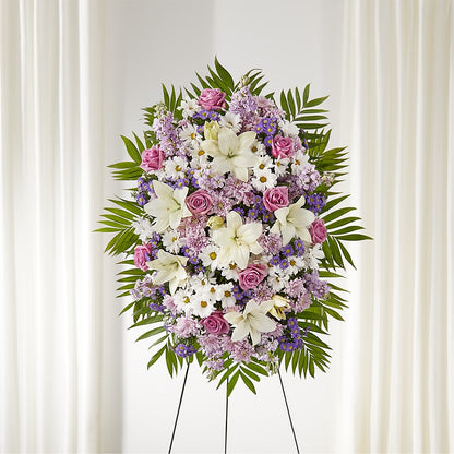 Surrounded by Love Standing Spray –  Awesome Blossom Flowers And Gifts, Citrus Heights CA