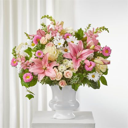 Empathetic Blooms Urn Arrangement –  Awesome Blossom Flowers And Gifts, Citrus Heights CA