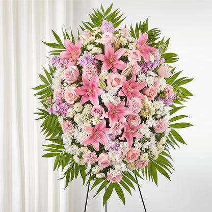 Offering Solace Standing Spray –  Awesome Blossom Flowers And Gifts, Citrus Heights CA