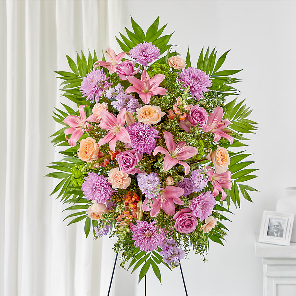 Love & Light Standing Spray –  Awesome Blossom Flowers And Gifts, Citrus Heights CA