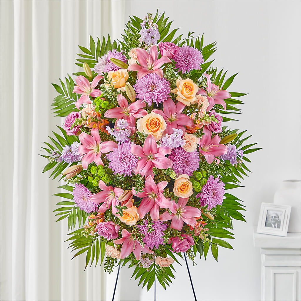 Love & Light Standing Spray –  Awesome Blossom Flowers And Gifts, Citrus Heights CA