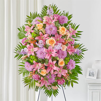 Love & Light Standing Spray –  Awesome Blossom Flowers And Gifts, Citrus Heights CA