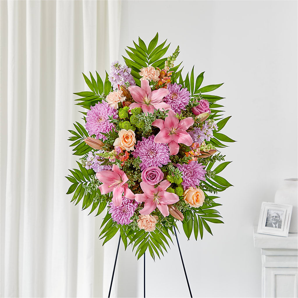Love & Light Standing Spray –  Awesome Blossom Flowers And Gifts, Citrus Heights CA