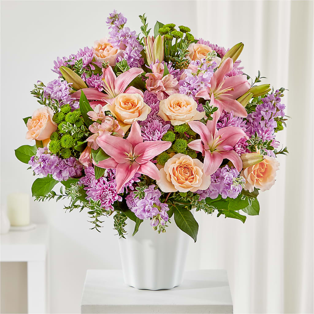 Supportive Embrace Tabletop Basket –  Awesome Blossom Flowers And Gifts, Citrus Heights CA