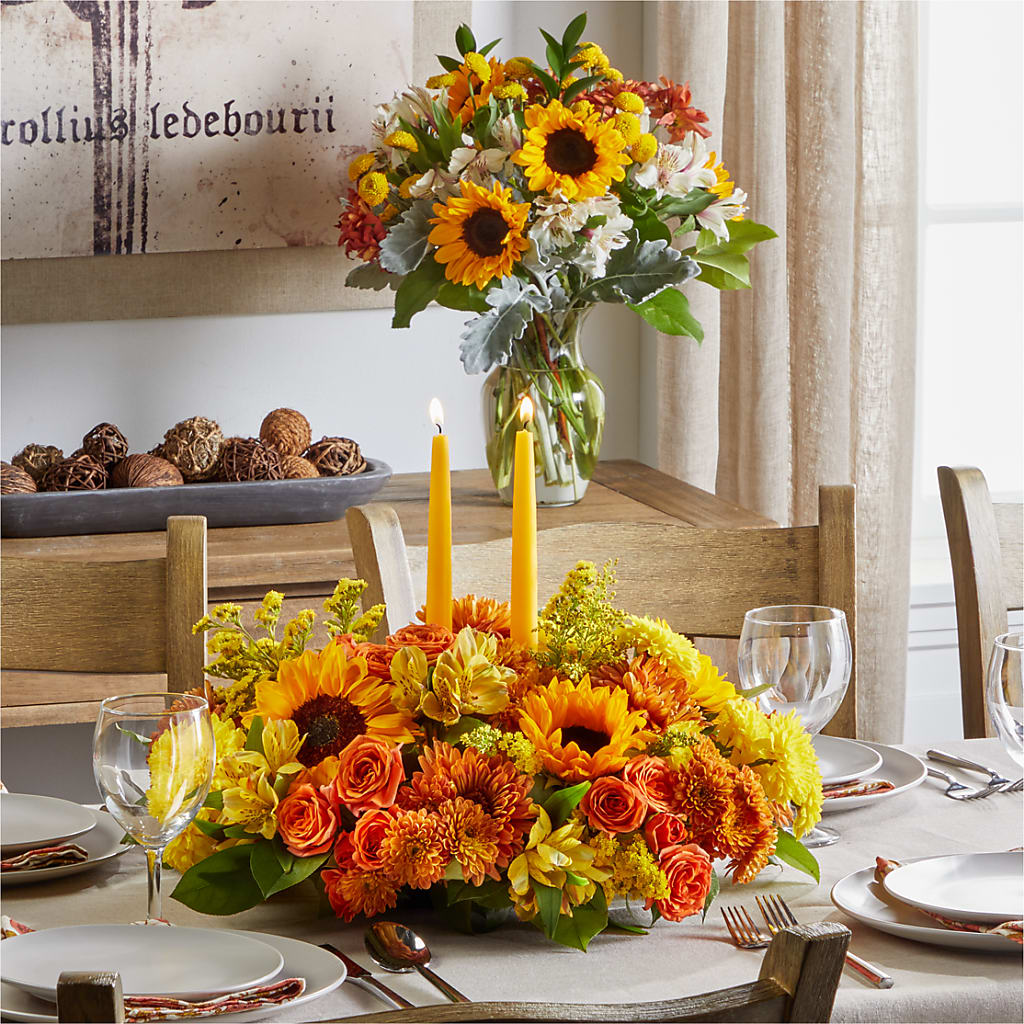 Golden Gathering Bundle –  Awesome Blossom Flowers And Gifts, Citrus Heights CA