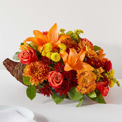 Bouquet of Blessings Cornucopia –  Awesome Blossom Flowers And Gifts, Citrus Heights CA