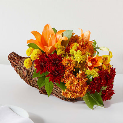 Bouquet of Blessings Cornucopia –  Awesome Blossom Flowers And Gifts, Citrus Heights CA