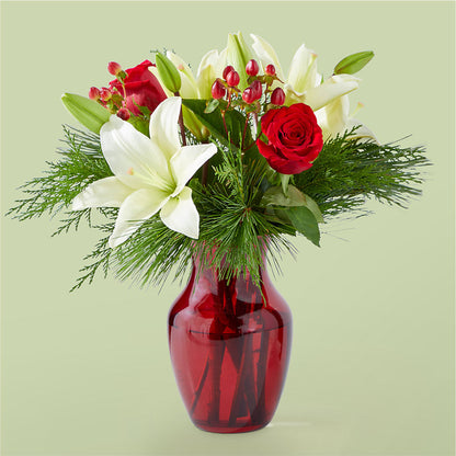 Evergreen Delight Bouquet –  Awesome Blossom Flowers And Gifts, Citrus Heights CA