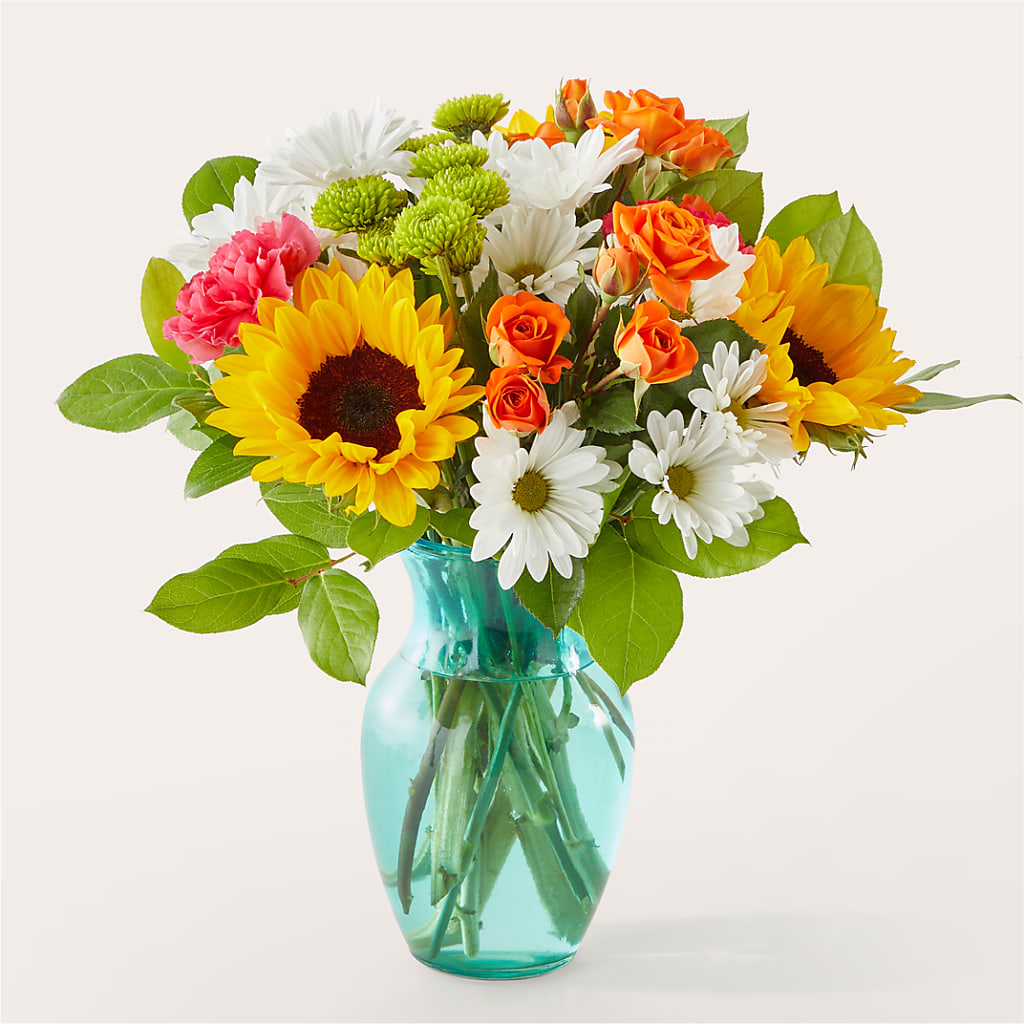 Sun-drenched Blooms Bouquet –  Awesome Blossom Flowers And Gifts, Citrus Heights CA