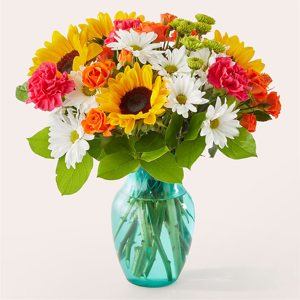 Sun-drenched Blooms Bouquet –  Awesome Blossom Flowers And Gifts, Citrus Heights CA