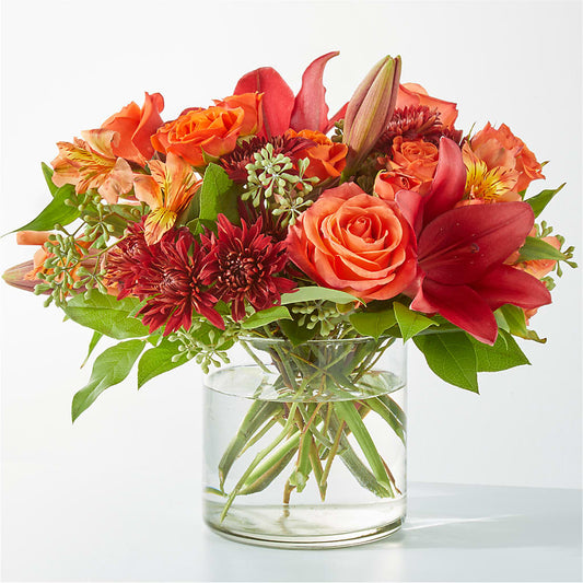 Crimson Leaves Bouquet –  Awesome Blossom Flowers And Gifts, Citrus Heights CA