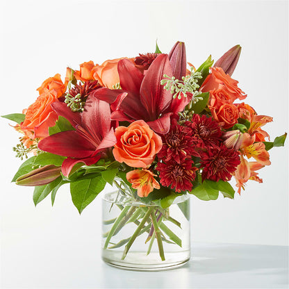 Crimson Leaves Bouquet –  Awesome Blossom Flowers And Gifts, Citrus Heights CA