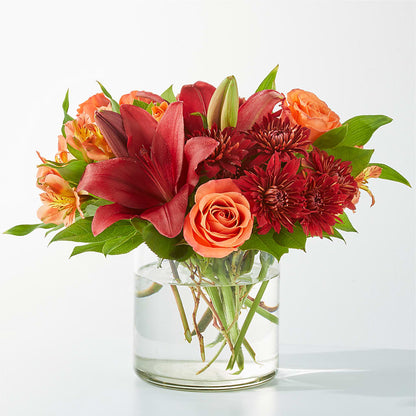 Crimson Leaves Bouquet –  Awesome Blossom Flowers And Gifts, Citrus Heights CA